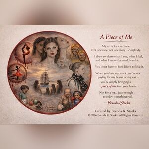 A Piece of Me Art Print by        Brenda K. Starks -